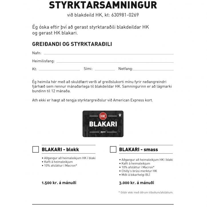 hkblakari-samningur