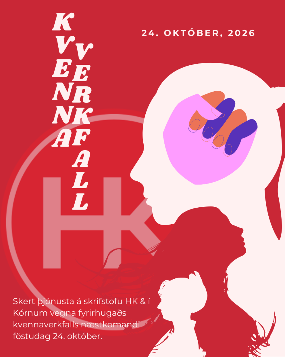 Vegna kvennaverkfalls 24. október