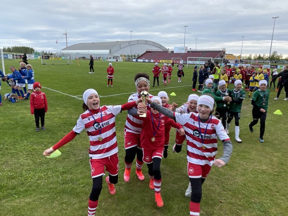 Glæsilegir fulltrúar HK á Lindexmótinu