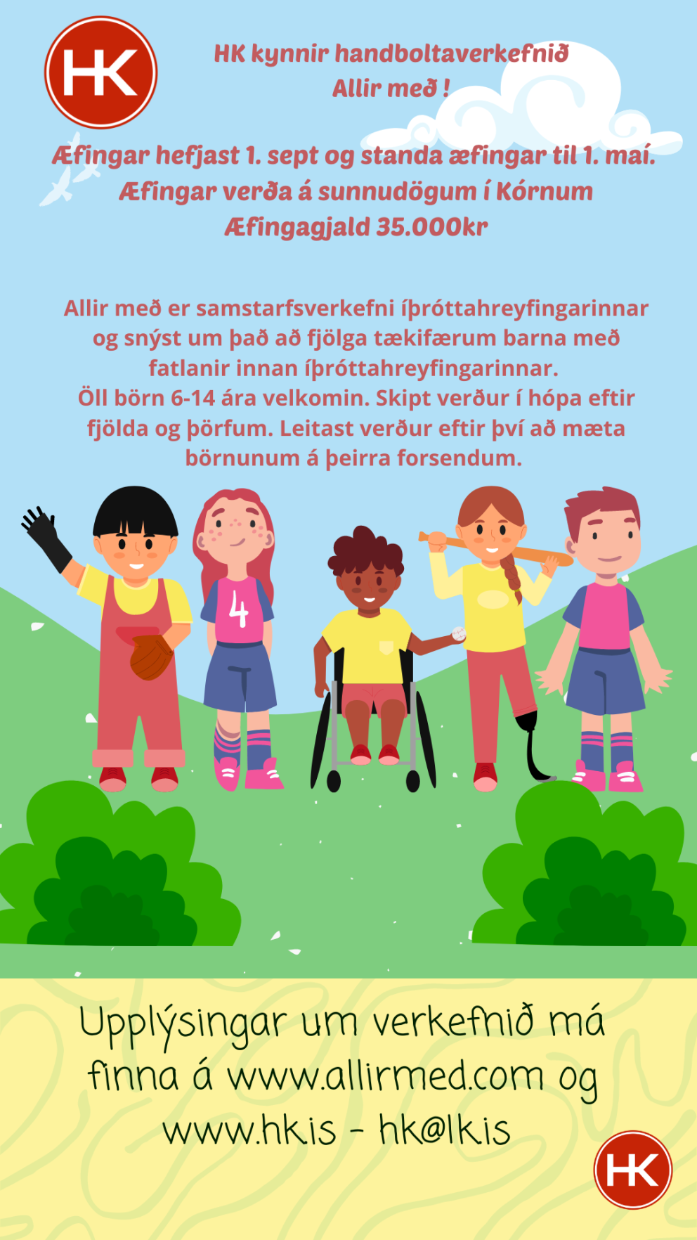 Handbolti - allir með