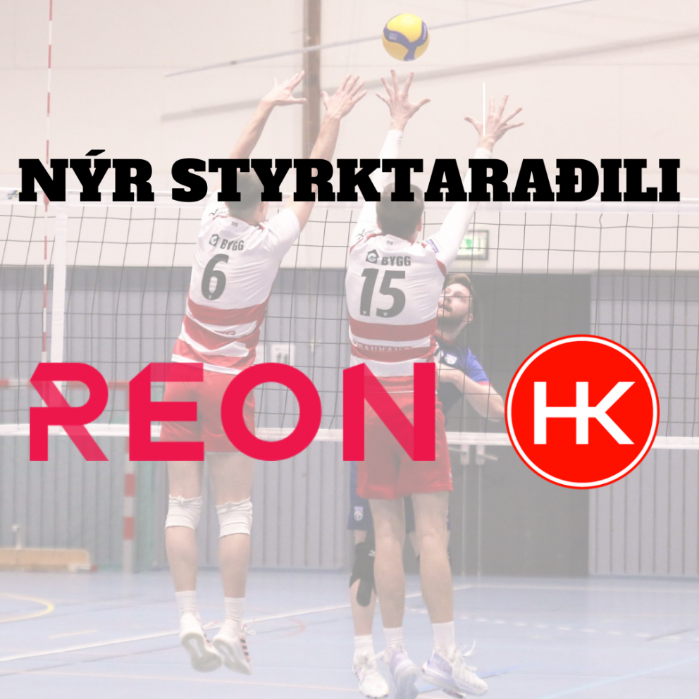 Reon og blakdeild gera með sér styrktarsamning