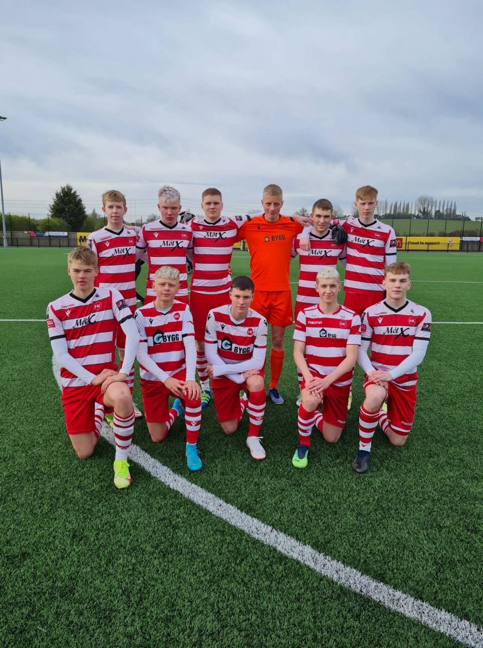 Hér má sjá mynd af byrjunarliði HK í fyrsta leik