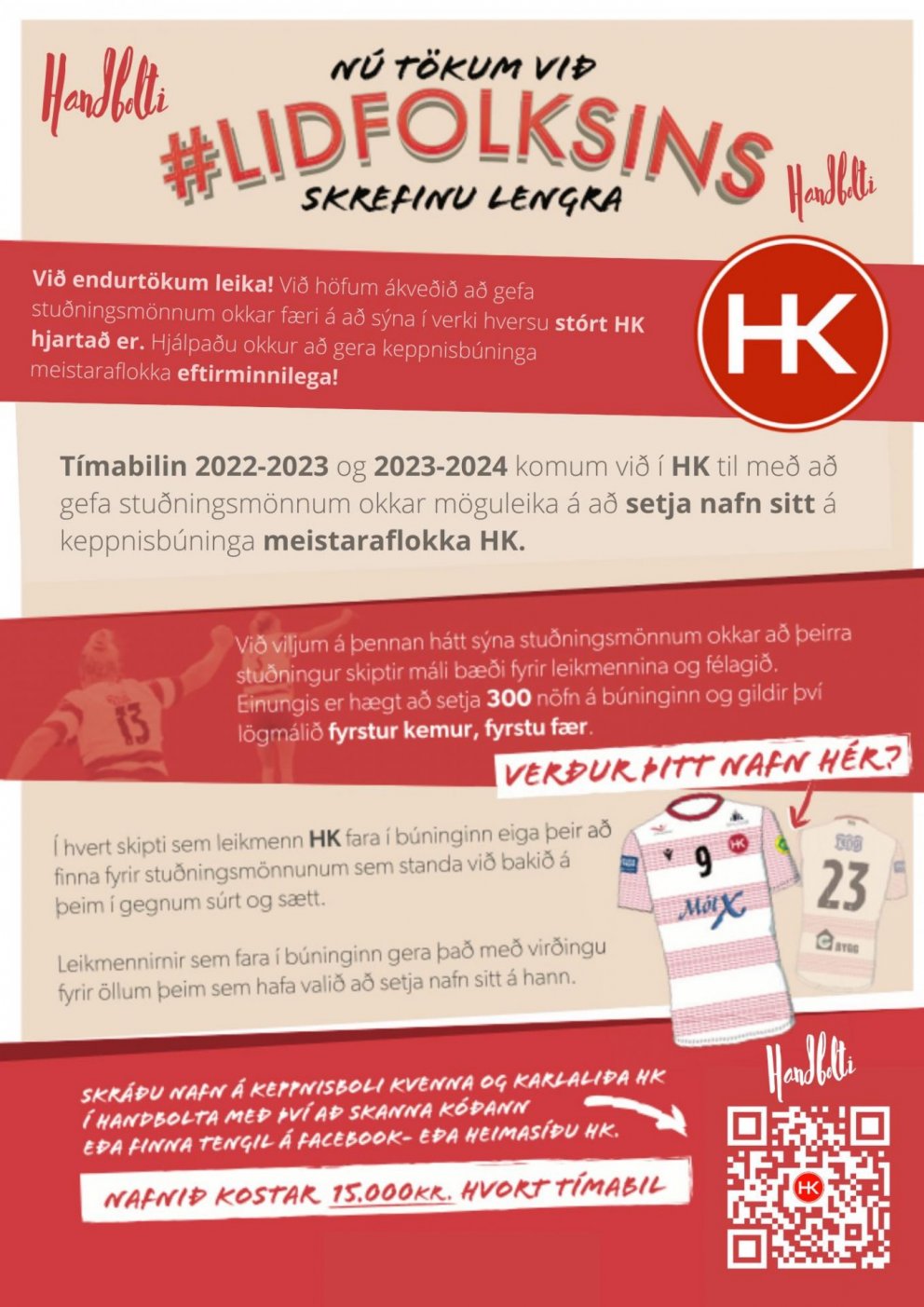 Lið fólksins skrefinu lengra!