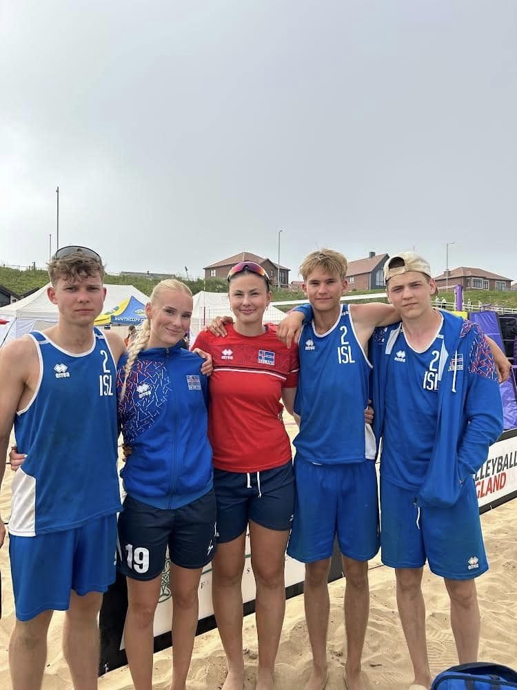 HK ungmenni í U-liði Íslands í blaki