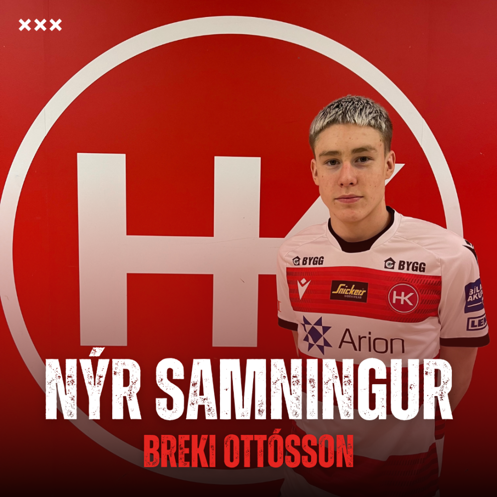 Breki Ottósson skrifar undir samning
