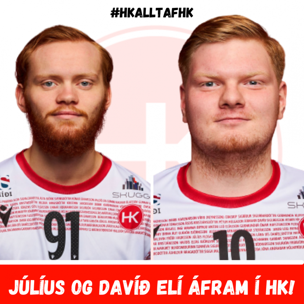 Júlíus og Davíð Elí áfram í HK!