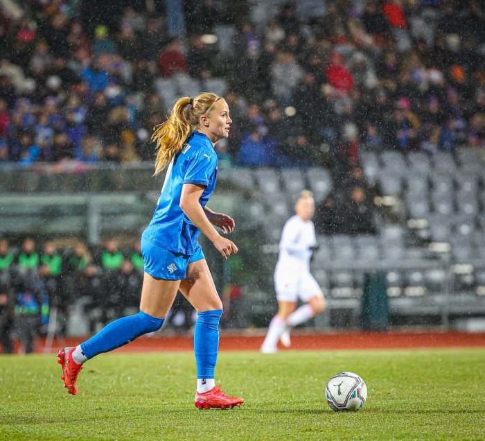 Mynd: Fótbolti.net - Hafliði Breiðfjörð
Glódís Perla Viggósdóttir.