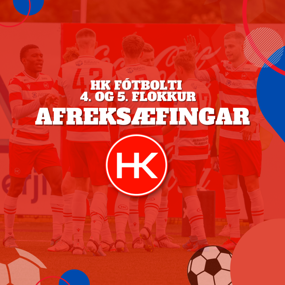 Fótbolta afreksæfingar HK - 4. og 5. flokkur