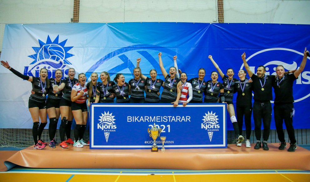 Kvennalið HK bikarmeistarar!