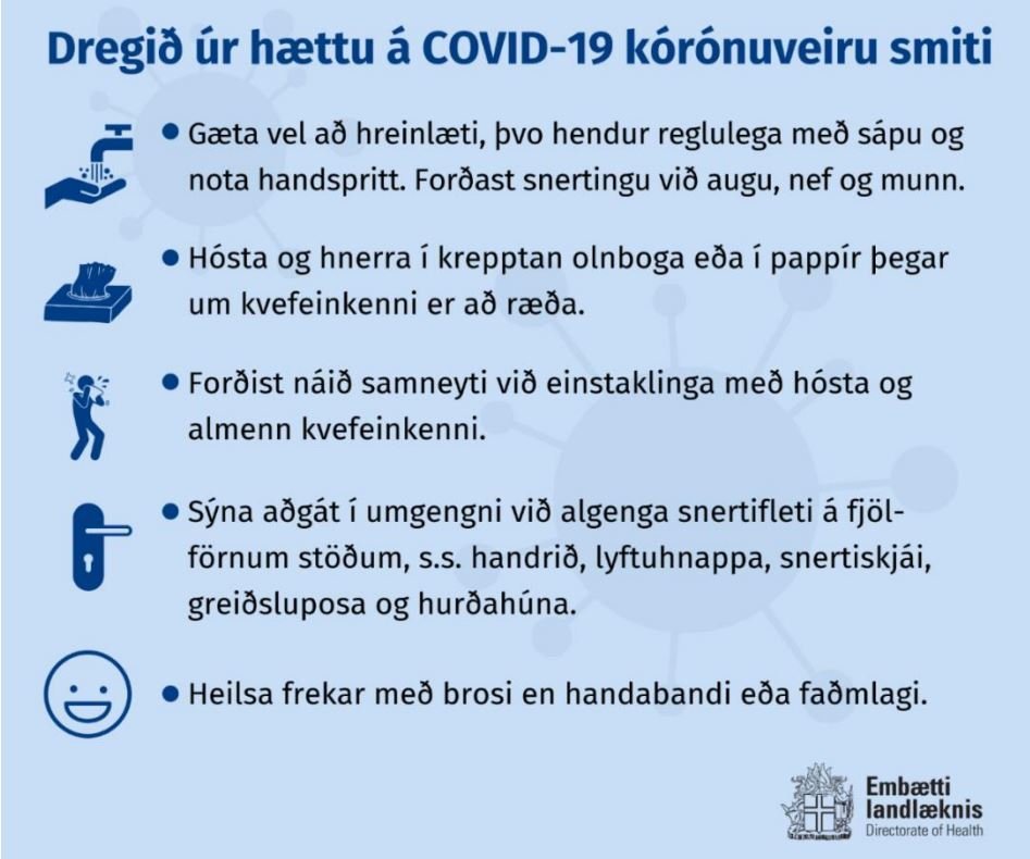 Sóttvarnarreglur BLÍ um æfingar og keppni