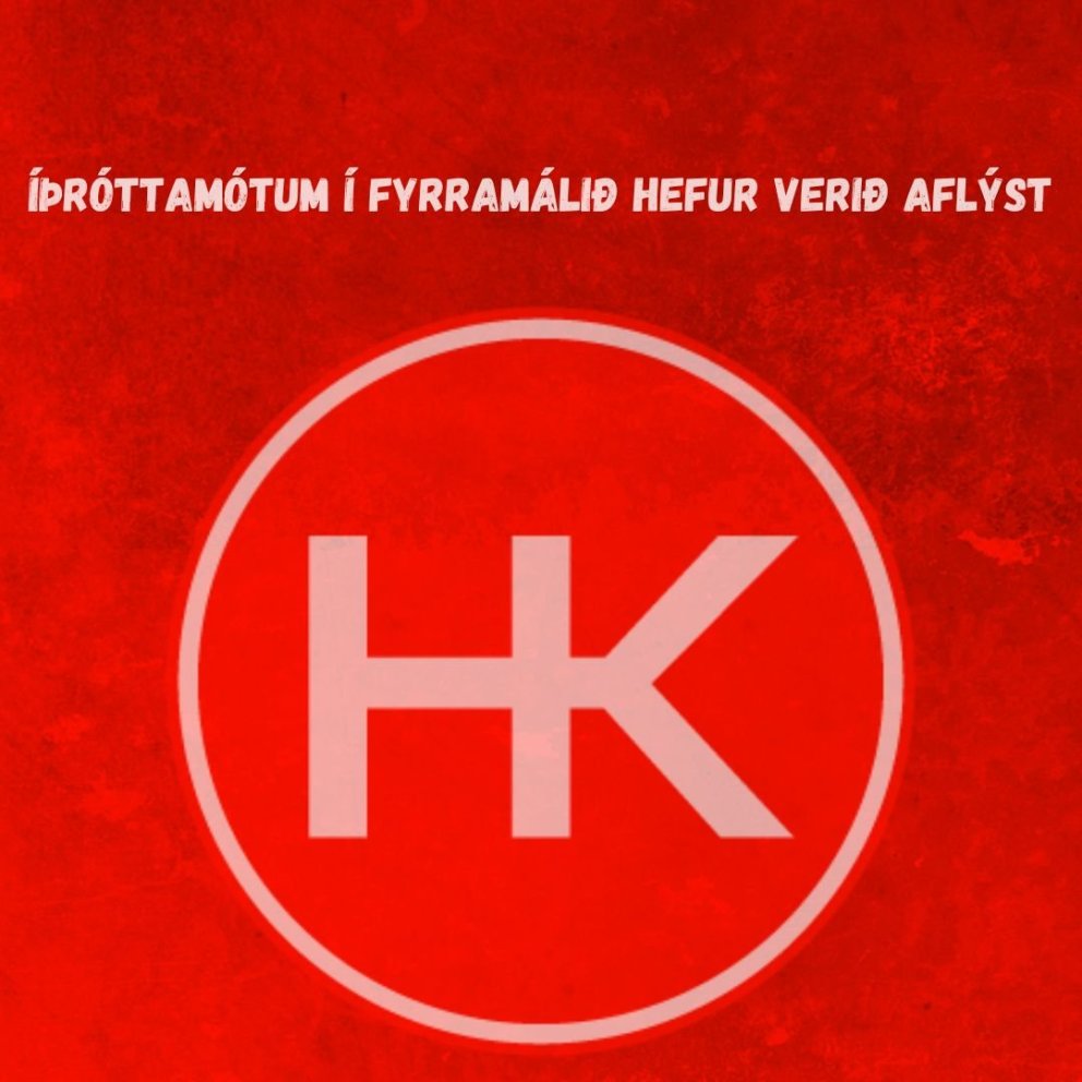 Íþrótta­mót­um í fyrra­málið hef­ur verið af­lýst