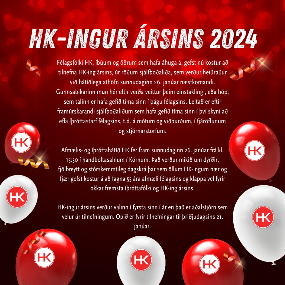 Tilnefndu HK-ing ársins 2024