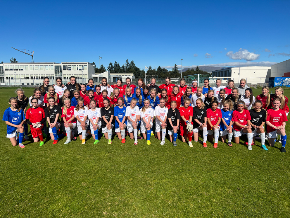 Ísabel og Regína á Hæfileikamótun N1 og KSÍ