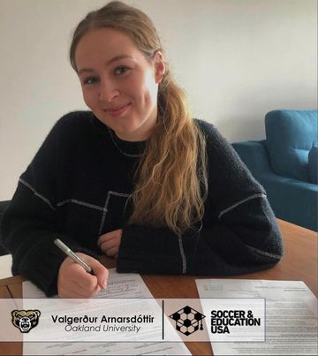 Valgerður Arnarsdóttir fer í háskólabolta