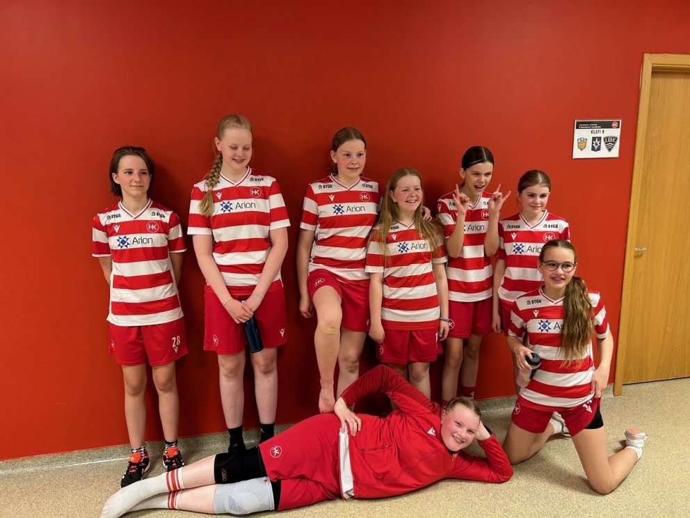 5. flokkur kvenna yngri gerði gott mót í Kórnum