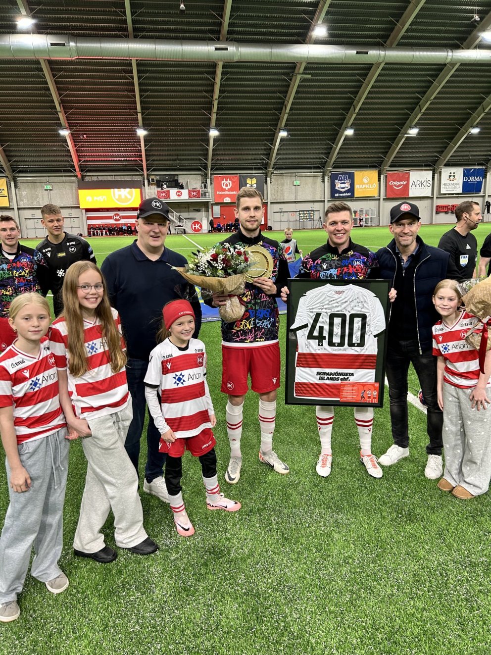 Heiðranir á seinasta heimaleiknum 2024