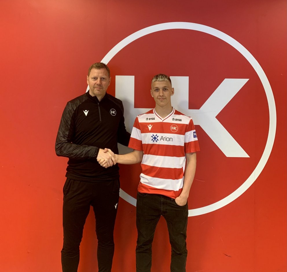 Karl Ágúst og Brynjar Björn þjálfari meistaraflokks karla