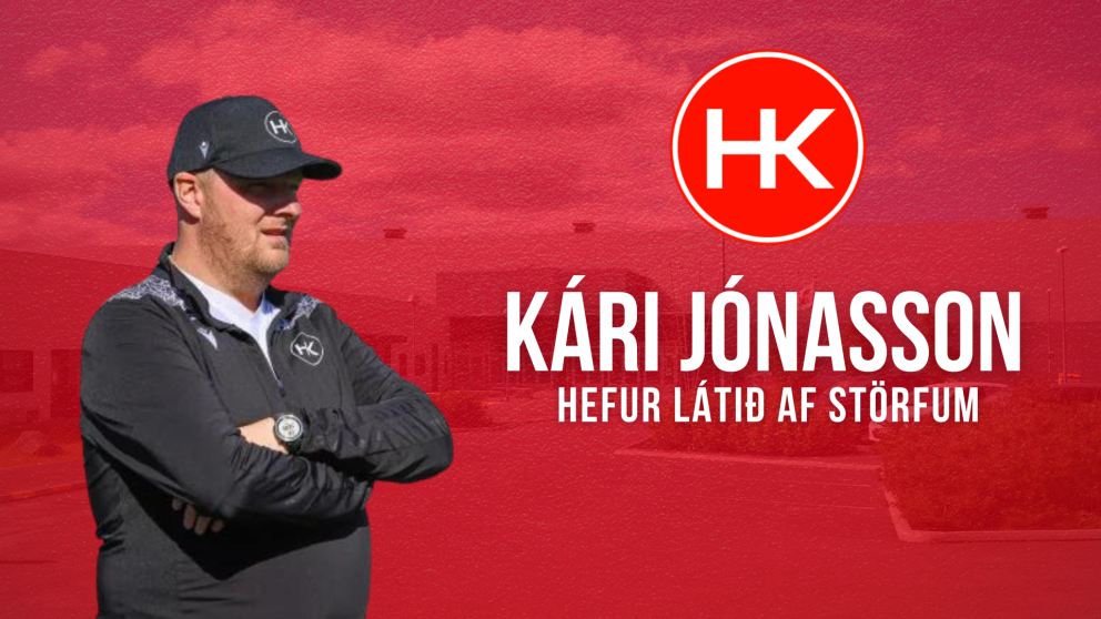 Kári Jónasson aðstoðarþjálfari meistaraflokks karla hefur látið af störfum