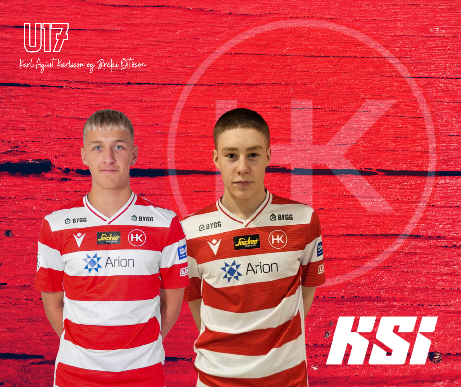 Karl Ágúst og Breki með U17