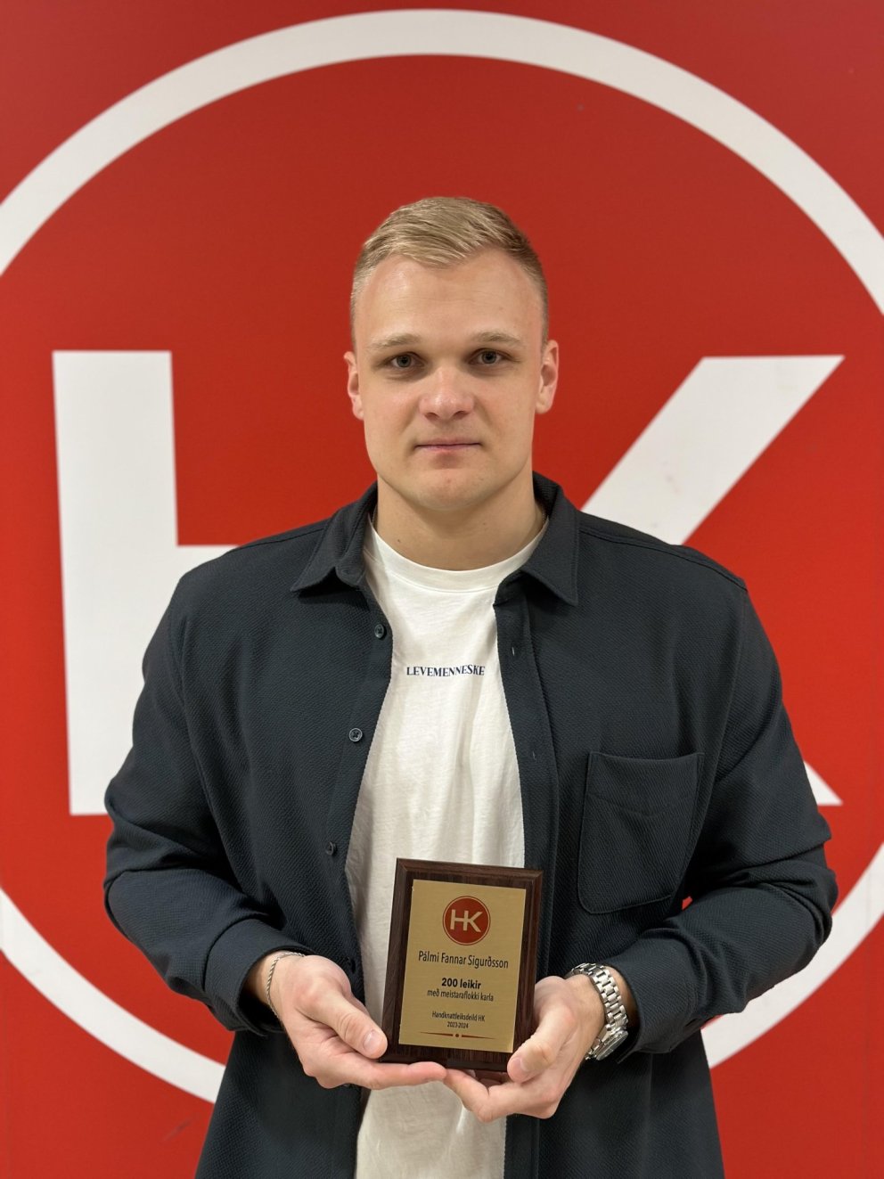 Pálmi Fannar Sigurðsson náði þeim merka áfanga á tímabilinu að spila 200 leiki fyrir HK.