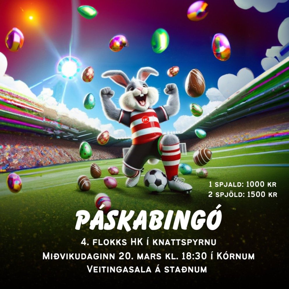 Páskabingó í Kórnum