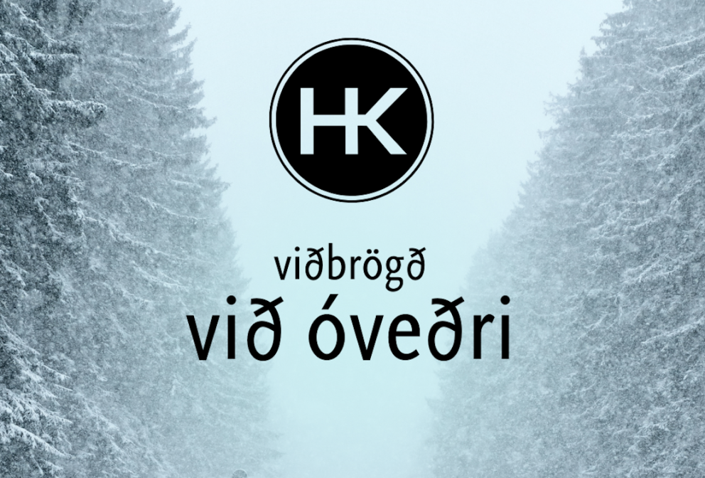 Viðbrögð við óveðri!