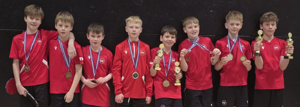 Frábær helgi hjá ungu borðtennisfólki HK!