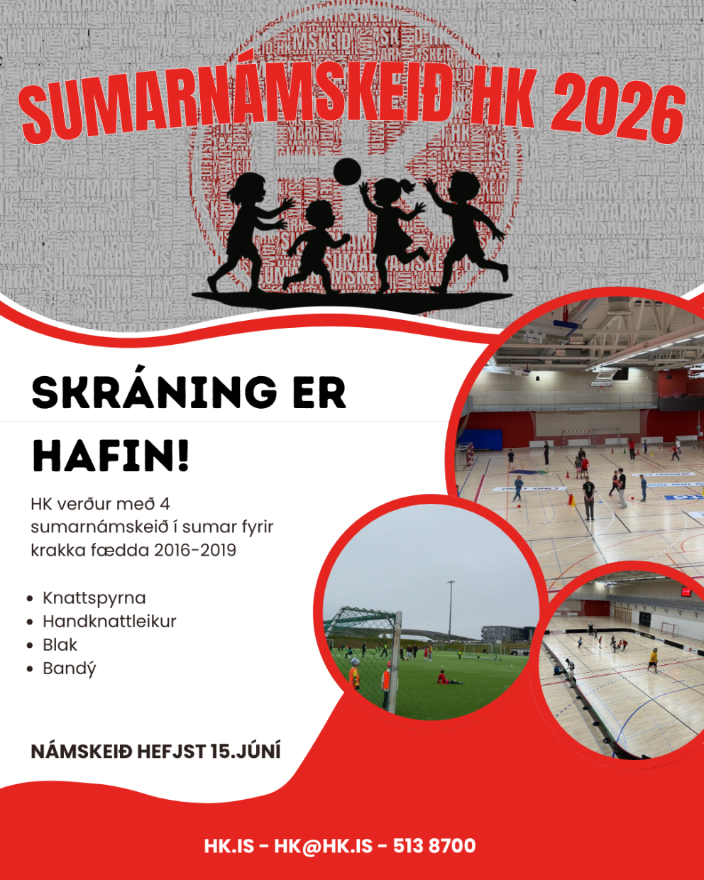 Sumarnámskeið HK 2026