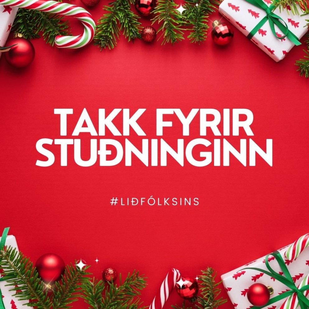 Takk fyrir stuðninginn!