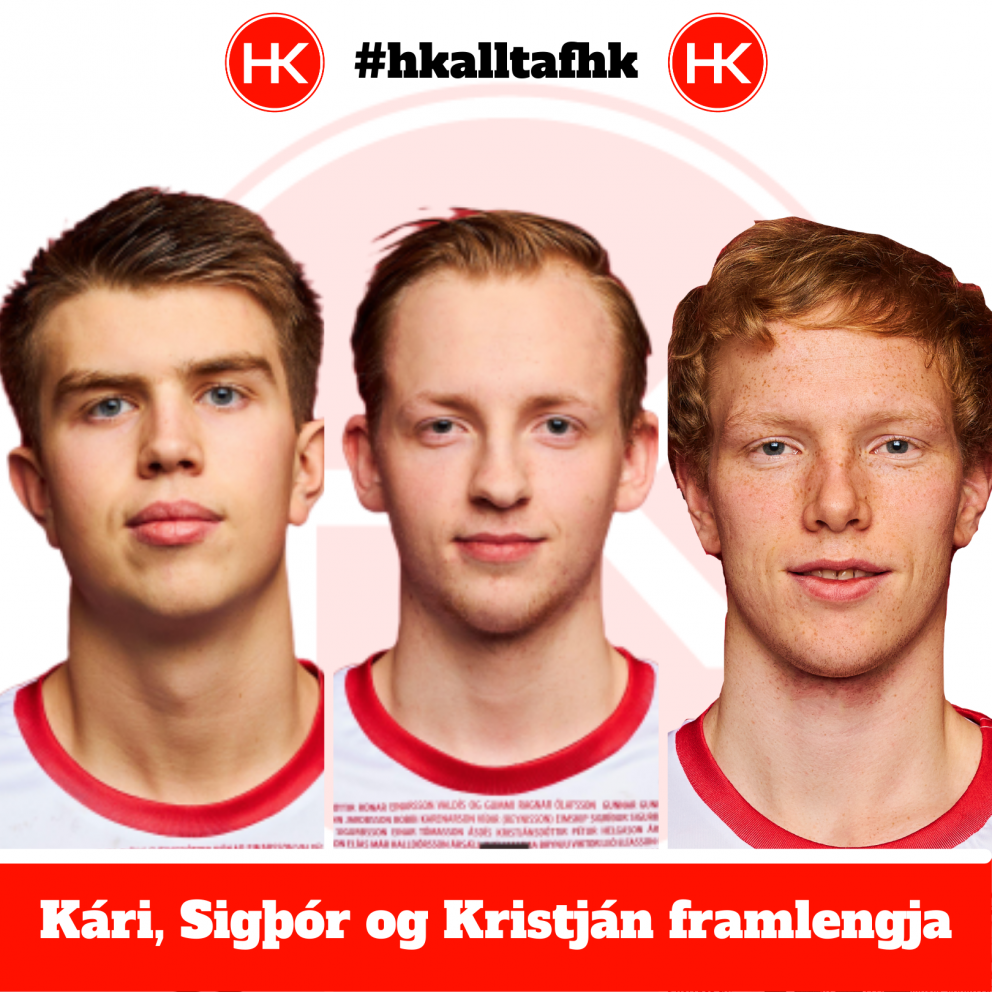 Kári Tómas, Sigþór Óli og Kristján Ottó