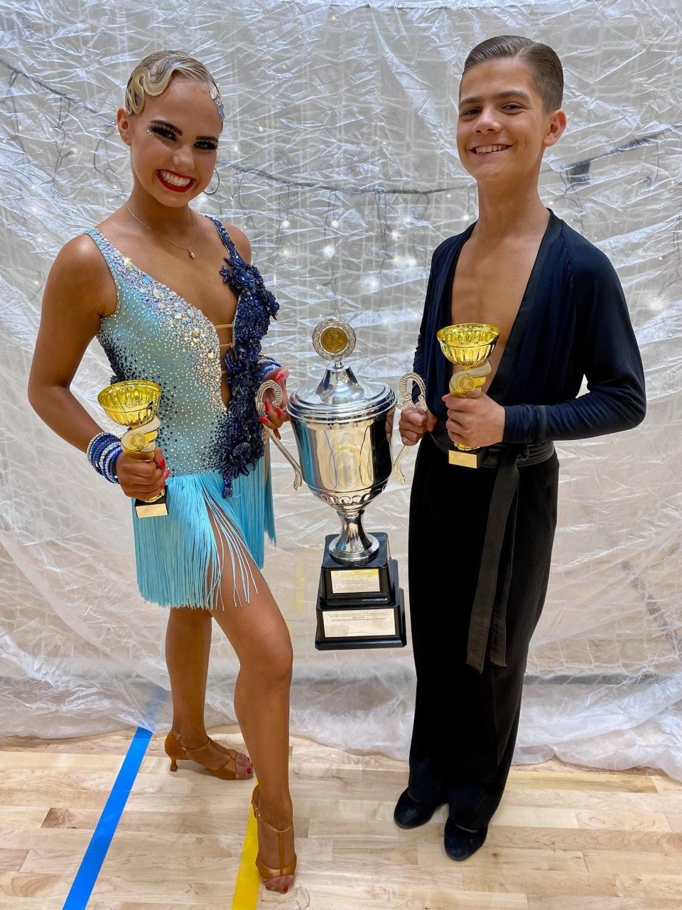 Glæsilegur árangur dansdeildar HK - Íslandsmeistarar í 10 dönsum