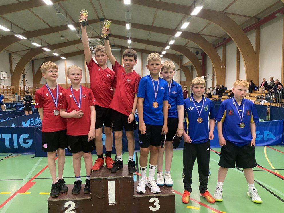 HK Íslandsmeistari í borðtennis í flokkakeppni pilta 13 ára og yngri