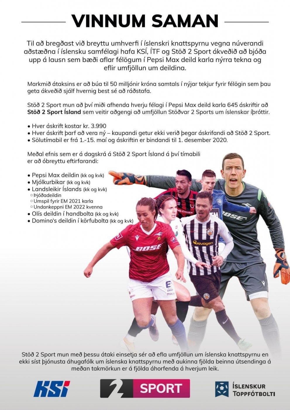Vinnum saman - Styrktu knattspyrnudeild HK