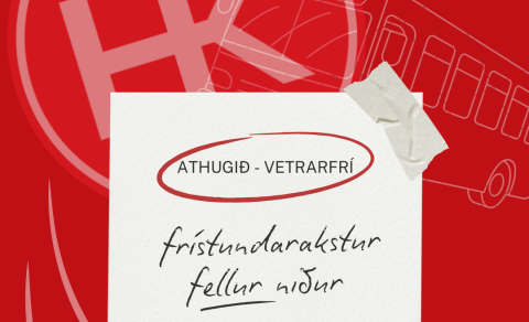 Vetrarfrí: Frístundaakstur fellur niður