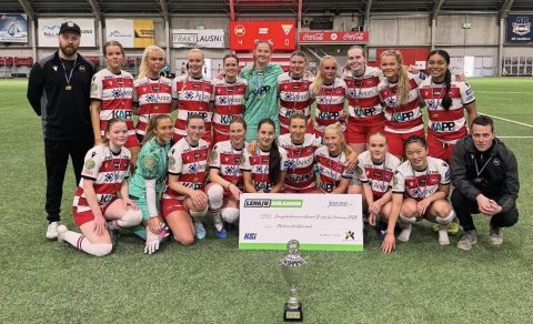 Kvennalið HK - Lengjubikarsmeistarar 2026