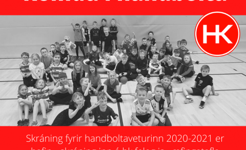 Skráning fyrir handboltaveturinn 2020-2021 hafin