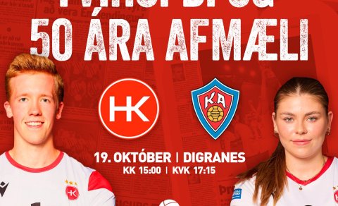 Sögulegur tvíhöfði á laugardaginn