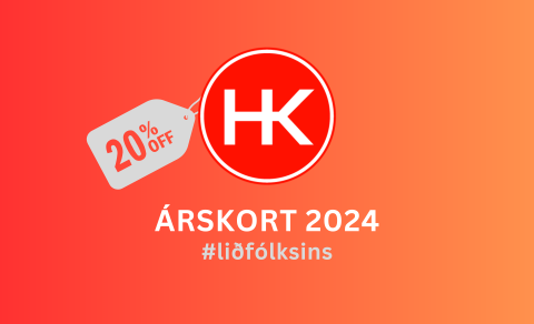 Árskort á völlinn í sumar