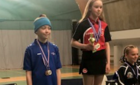 Elísa Þöll íslandsmeistari í stúlknaflokki í borðtennis