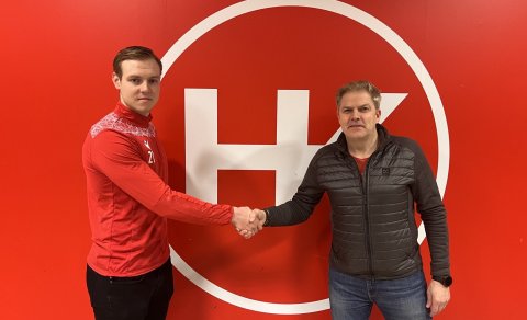 Sigurjón Guðmundsson og Guðjón Björnsson formaður handknattleiksdeildar