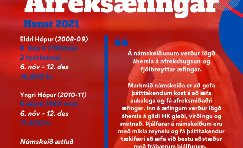 Afreksæfingar handknattleiksdeildar