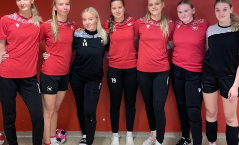 Fulltrúar HK í U18: Inga Dís, Aníta Eik, Brynja Katrín, Embla, Alfa Brá, Elísa Helga og Lenadra Nátt…