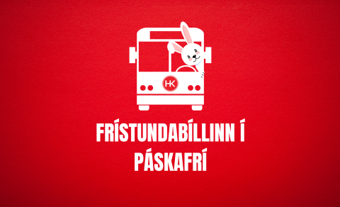 Frístundabíllinn í páskafrí
