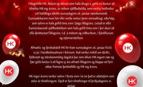 Tilnefndu HK-ing ársins 2024