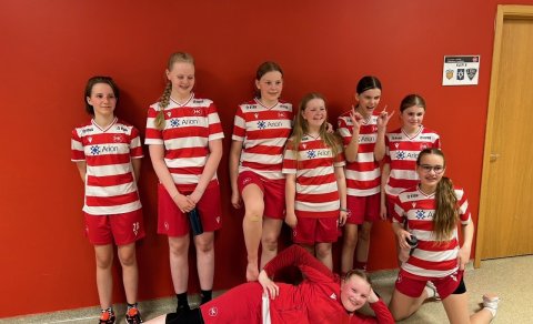 5. flokkur kvenna yngri gerði gott mót í Kórnum