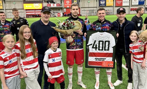 Heiðranir á seinasta heimaleiknum 2024