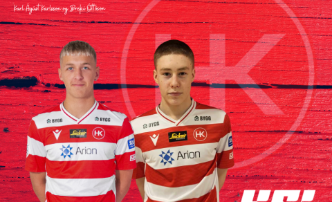 Karl Ágúst og Breki með U17