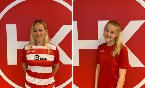 Lára og Ólöf skrifa undir