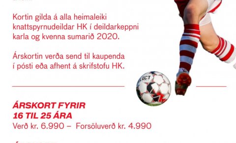 Árskortasala knattspyrnudeildar HK