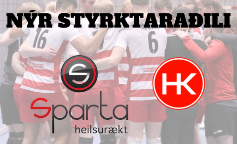 Sparta er nýr styrktaraðili Blakdeildar HK